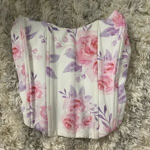 White Fox Corset Top